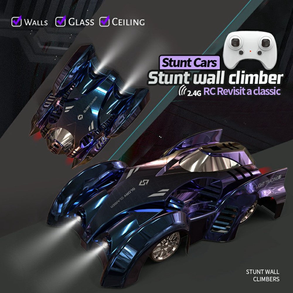 YT6620 2.4G Remote Control Wall Climbing Car Ceiling Ground Glass Surface Driving Stunt RC Vehicle