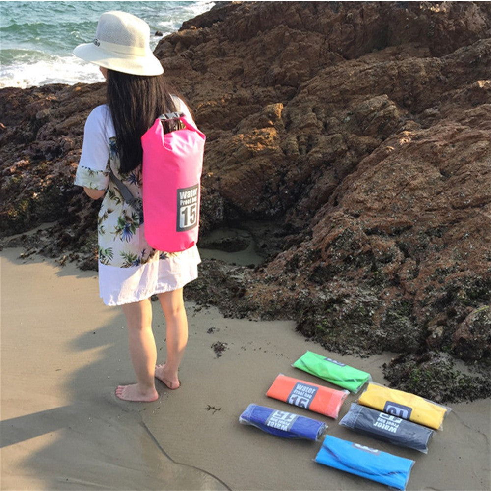 30L Outdoor Waterproof Dry Bag Bucket Kayaking Rafting Beach Backpack