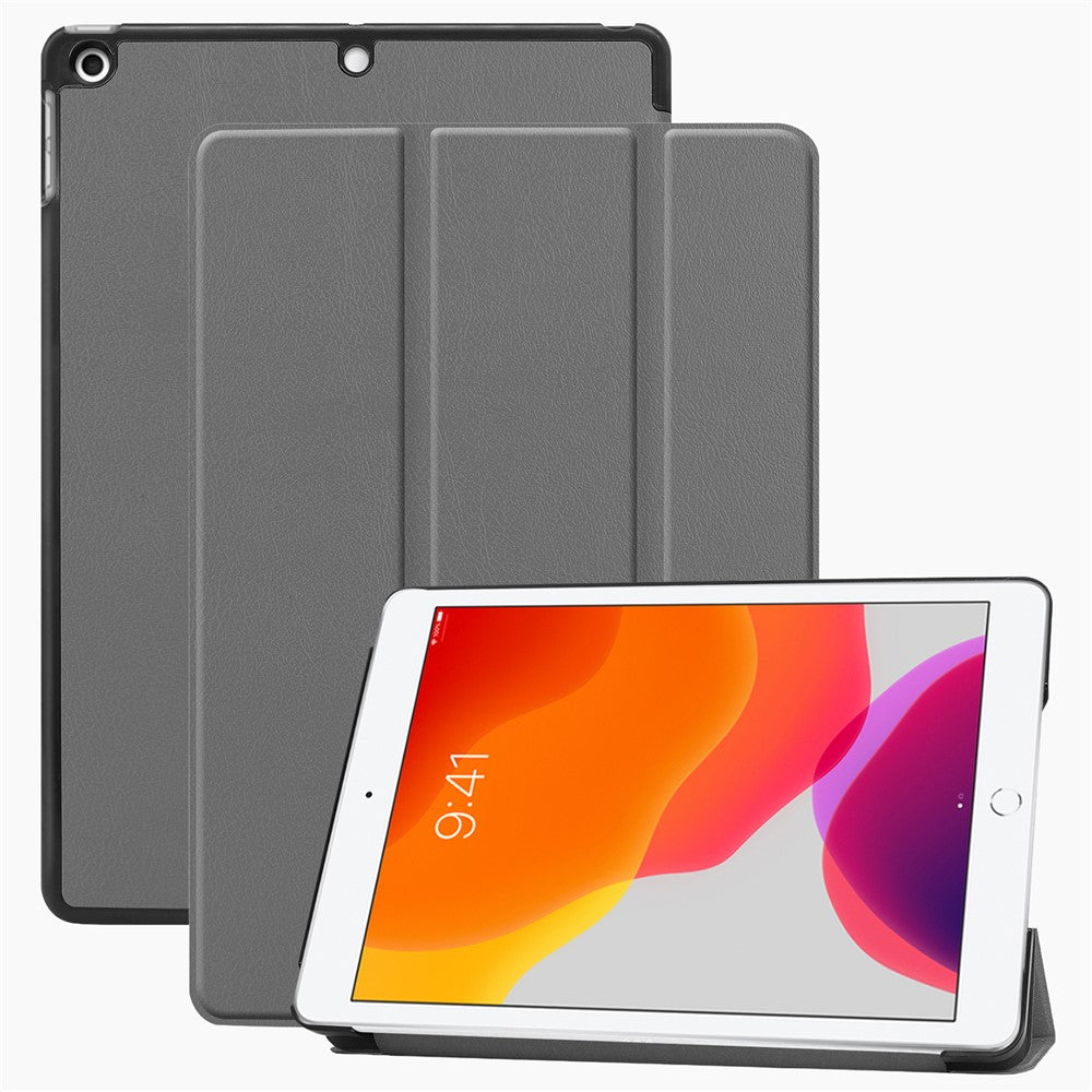 Tri-Fold Smart Case für iPad 10.2 (2021/2020/2019) - PU Leder Schutzhülle mit Aufwach-/Schlaffunktion
