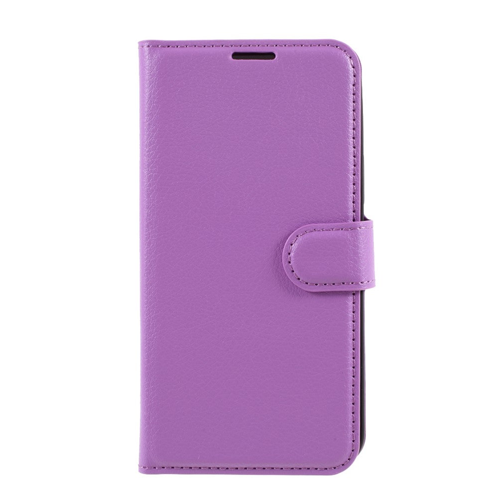 Litchi Surface Shell Leather Case with Stand for iPhone 12 Pro / 12 Mobile Phone Accessories