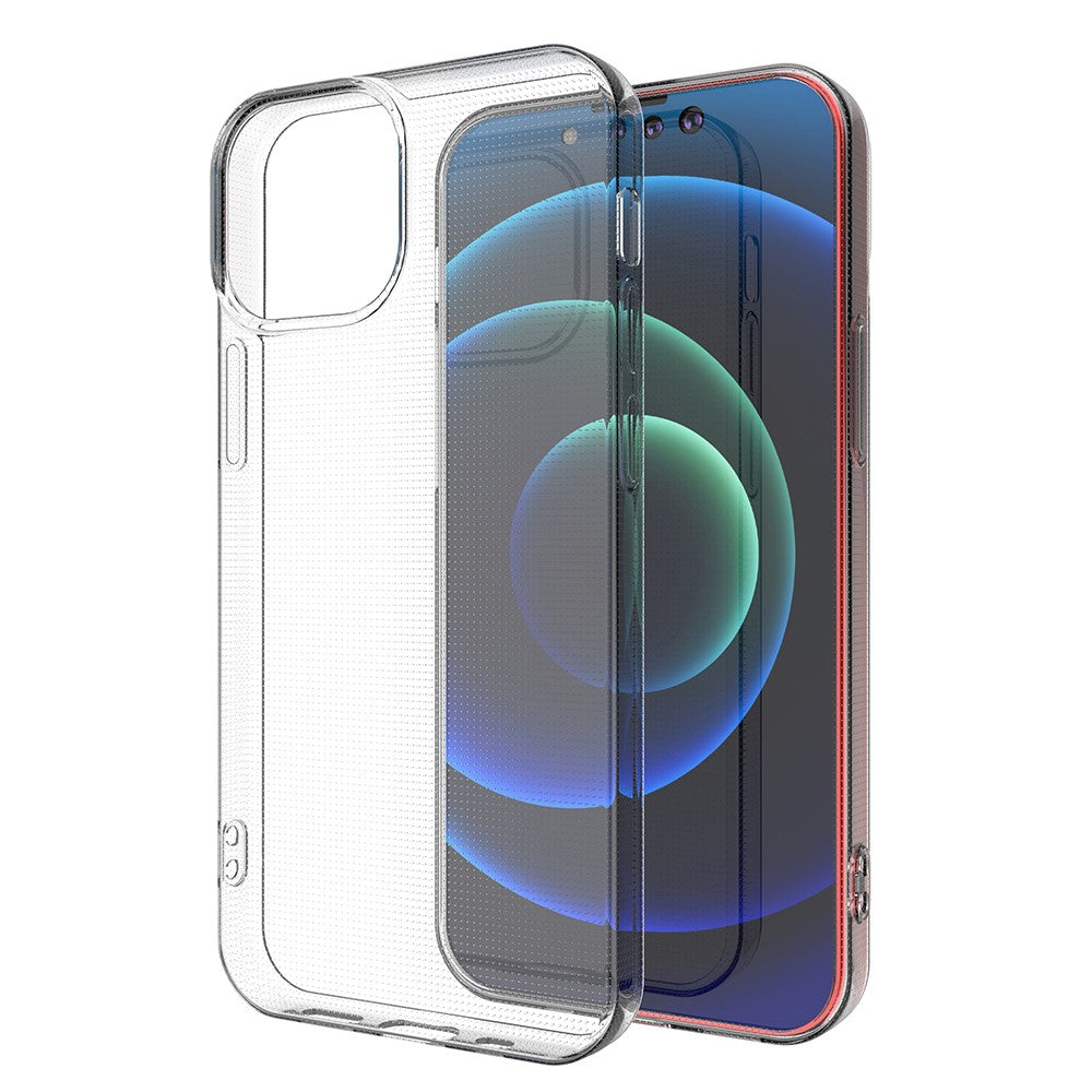 Ultra-Thin TPU Transparent Phone Back Case for iPhone 13 mini 5.4 inch