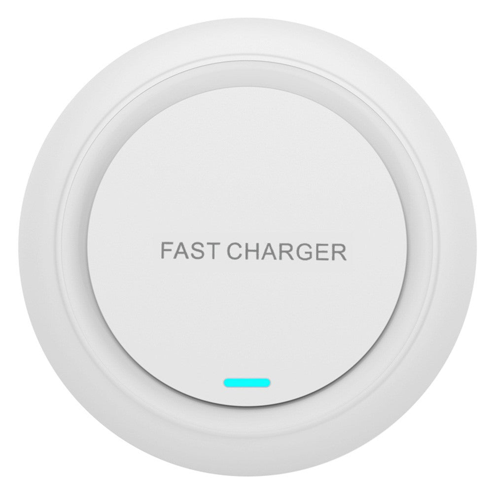 Q18 Round Shape Wireless Charger 15W Fast Charging Desktop Charging Pad