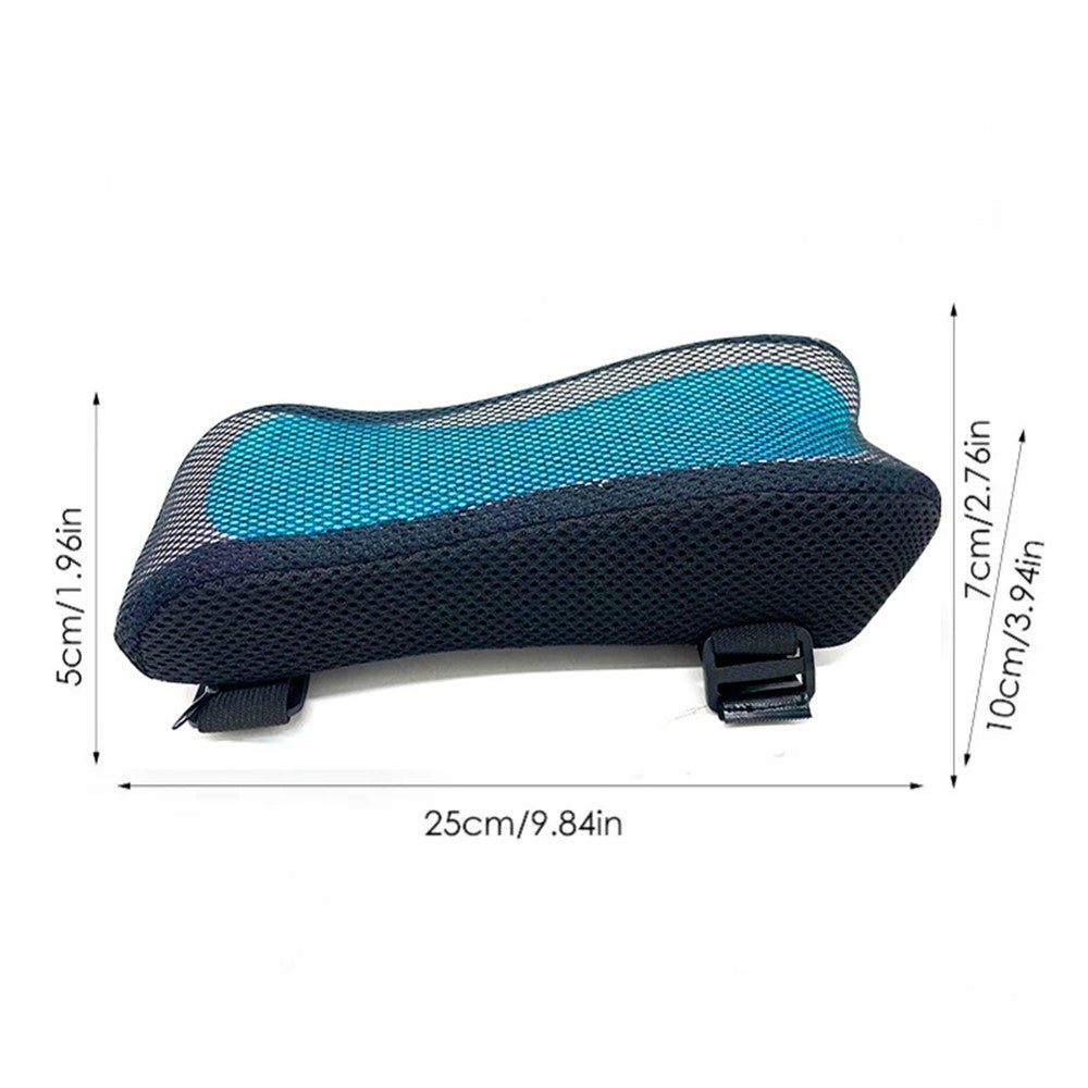 Built-In Gel Sheet Memory Foam Armrest Pad Home Office Seat Armrest Pillow for Wheelchair