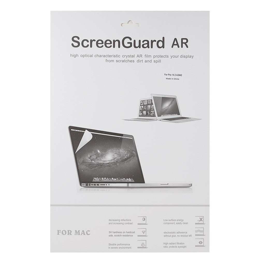 For MacBook Pro Macbook Pro 14 inch (2025) / (2024) / (2023) / (2022) / (2021) PET Film Full Coverage HD Clarity Anti-Scratch Screen Guard