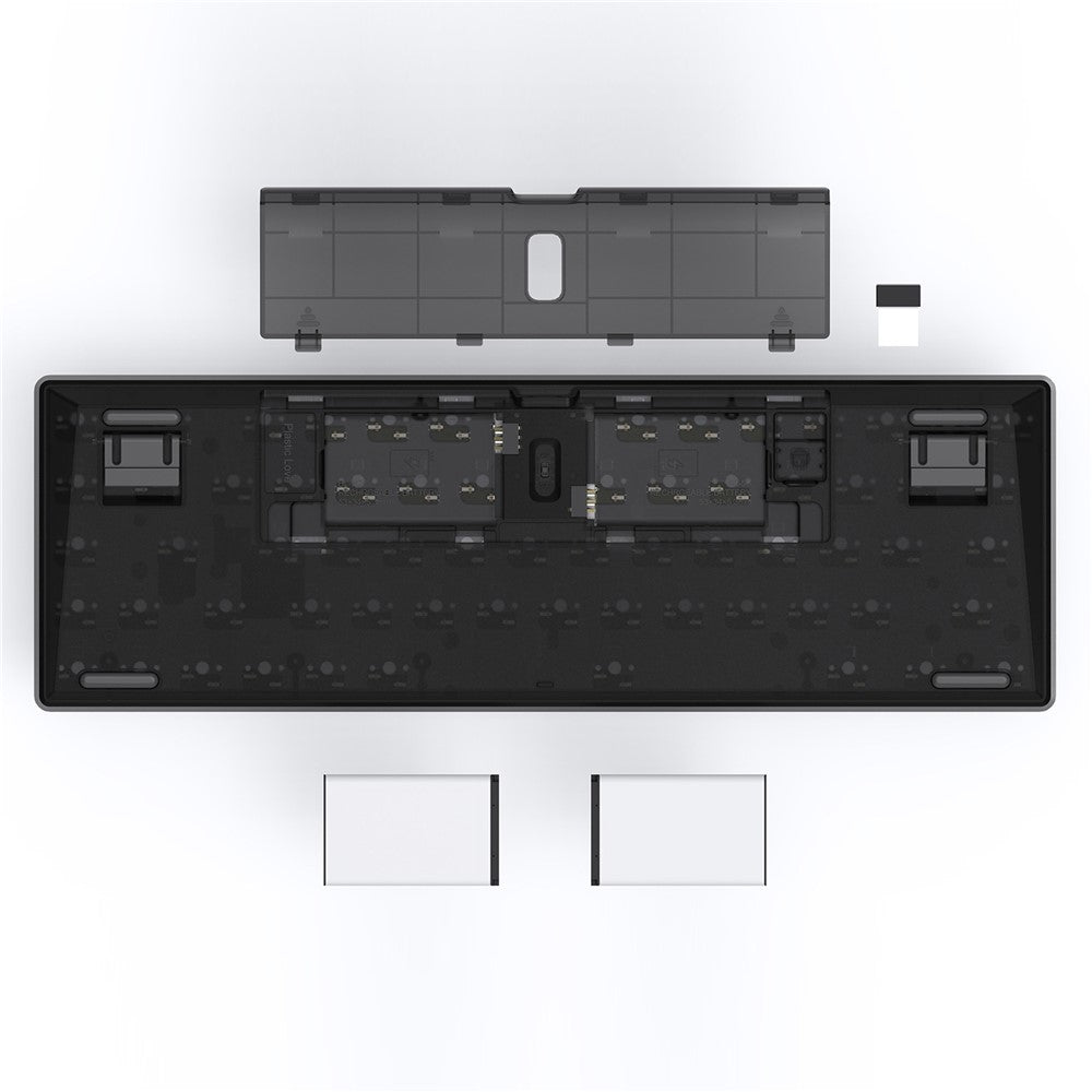 MAG68 Hot-Swappable Bluetooth+USB Wired+2.4G Wireless Mechanical Keyboard Kit with 68 Keys