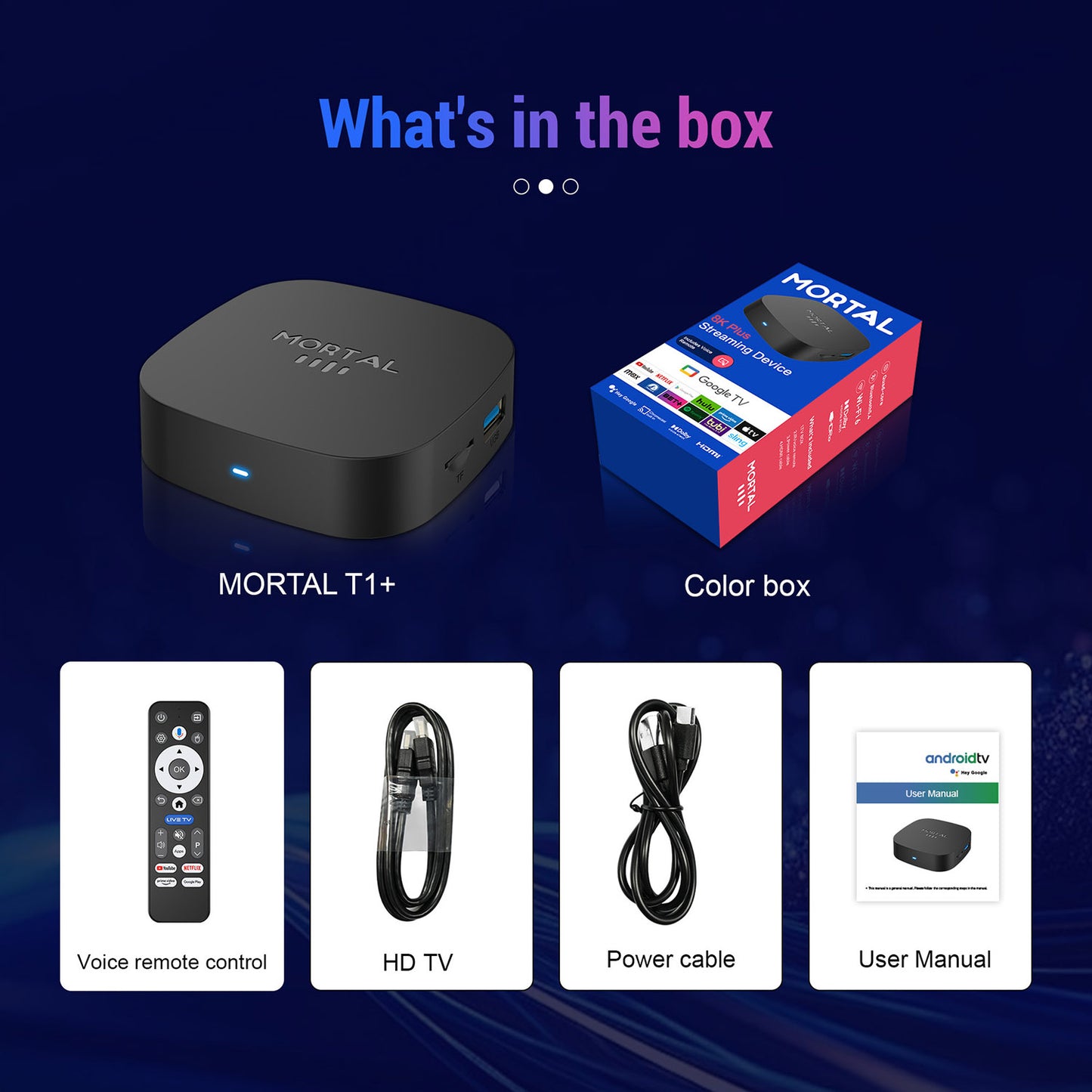 T1+ 2+16GB RK3518 Android 16.0 TV Box 8K HDR10+ Network Streaming Media Player WiFi Bluetooth-compatible Set Top Box