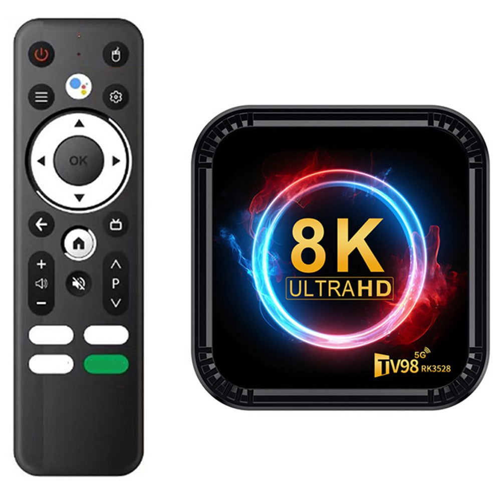 TV98 RK3528 4+32GB Android TV Box 2.4G / 5G WiFi6 Bluetooth-compatible 8K UHD Media Player