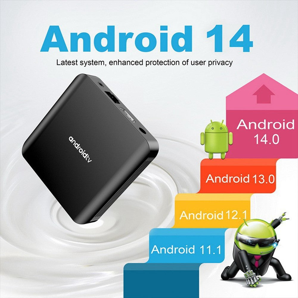 TV98 ATV PLUS 2+16GB Android TV Box 8K Ultra HD Dual WiFi BT 5.0 Voice Remote Media Player
