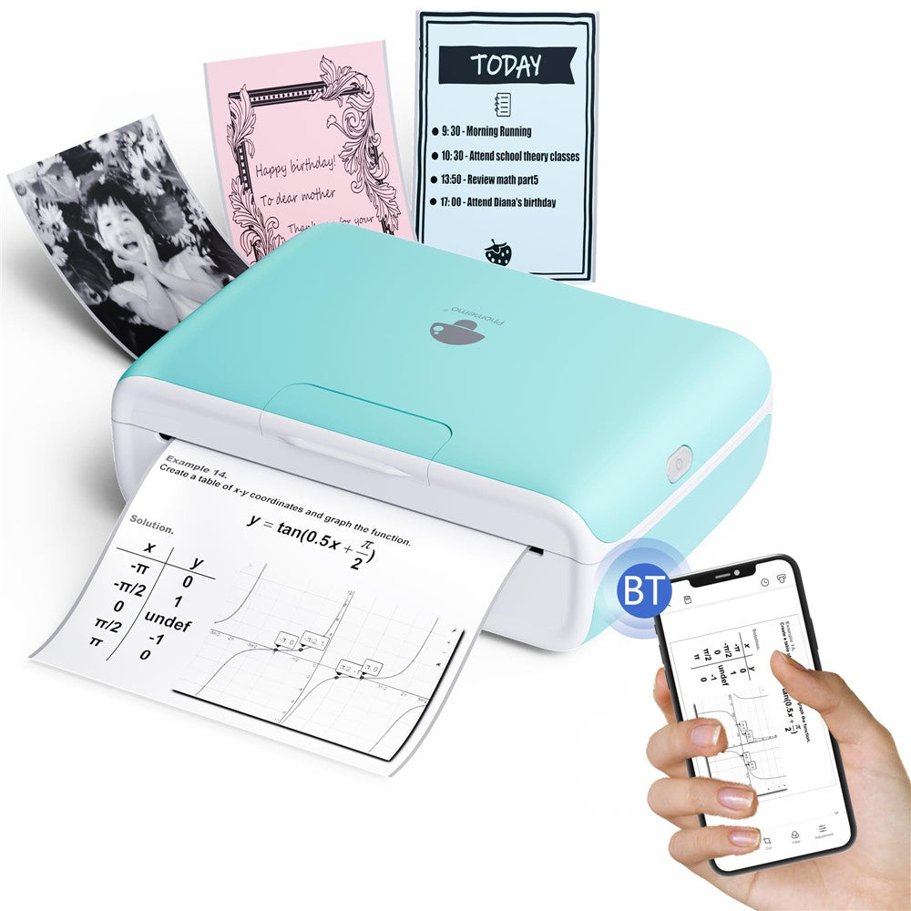 PHOMEMO M04S Mini Bluetooth-compatible Inkless Thermal Printer Wireless Photos Labels Notes Printer