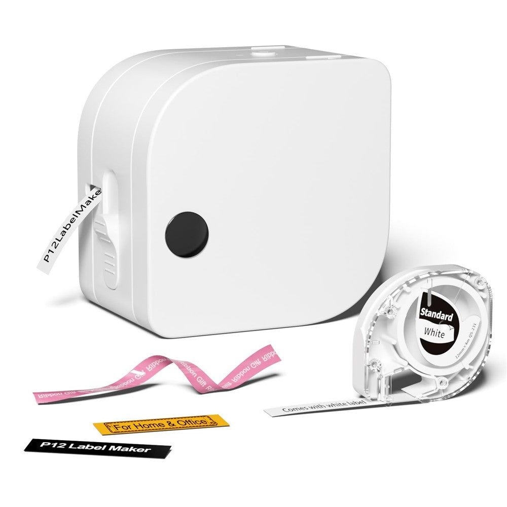 PHOMEMO P12 Mini Handheld Thermal Printer Wireless Bluetooth-compatible Label Printer