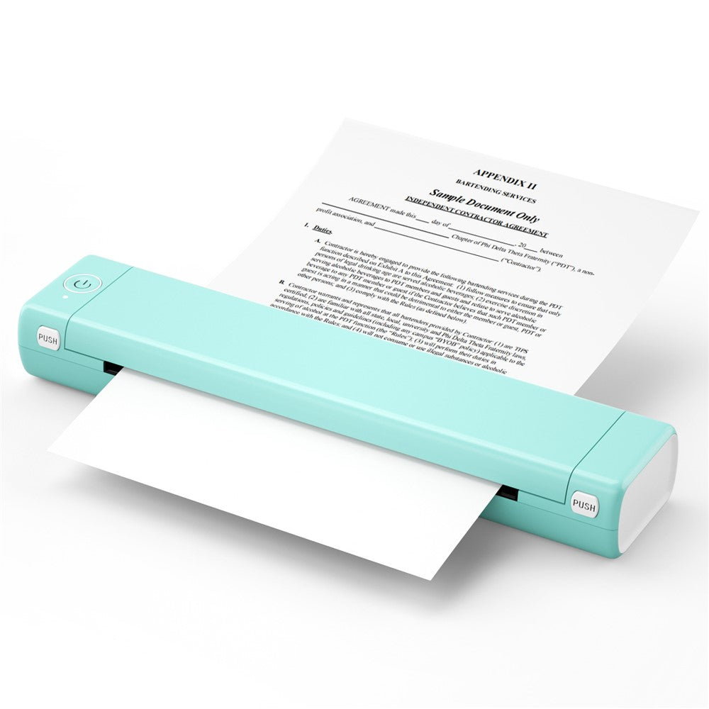 PHOMEMO M08F Portable Bluetooth-compatible Inkless Thermal Printer Document Map Printer, Letter Version / 216mm Print Width