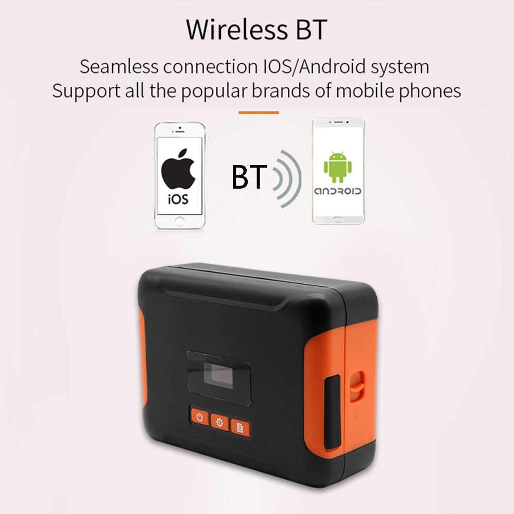 HL40 Cell Phone Bluetooth-compatible USB Thermal Label Printer 4 inch Printing Machine