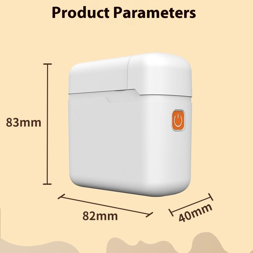 Y1 200DPI Portable Thermal Label Printer Inkless Bluetooth-Compatible Handheld Label Machine