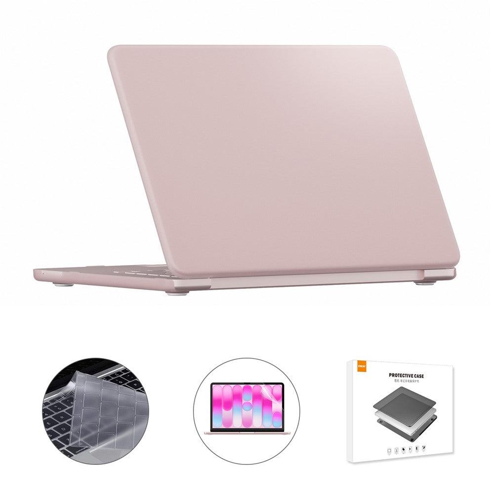 ENKAY HAT PRINCE For MacBook Neo 13 inch (2026) A3404 256G Matte PC Laptop Case + Ultra Thin TPU Keyboard Cover + PET Screen Film 3 in 1 Kit, US Keyboard Layout
