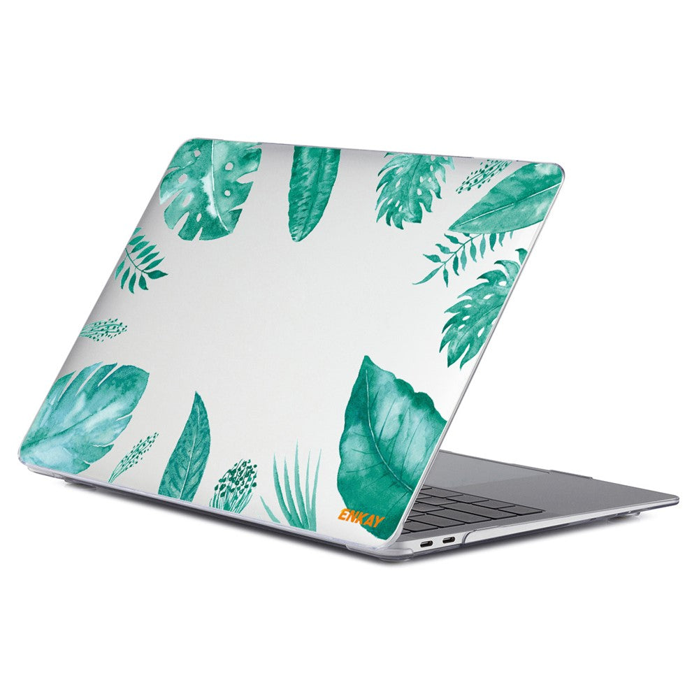 ENKAY HAT PRINCE for MacBook Pro 16 inch (2019) A2141 Forest Series Pattern Design Scratch-resistant Hard PC Laptop Protective Case Shell Polycarbonate Notebook Cover
