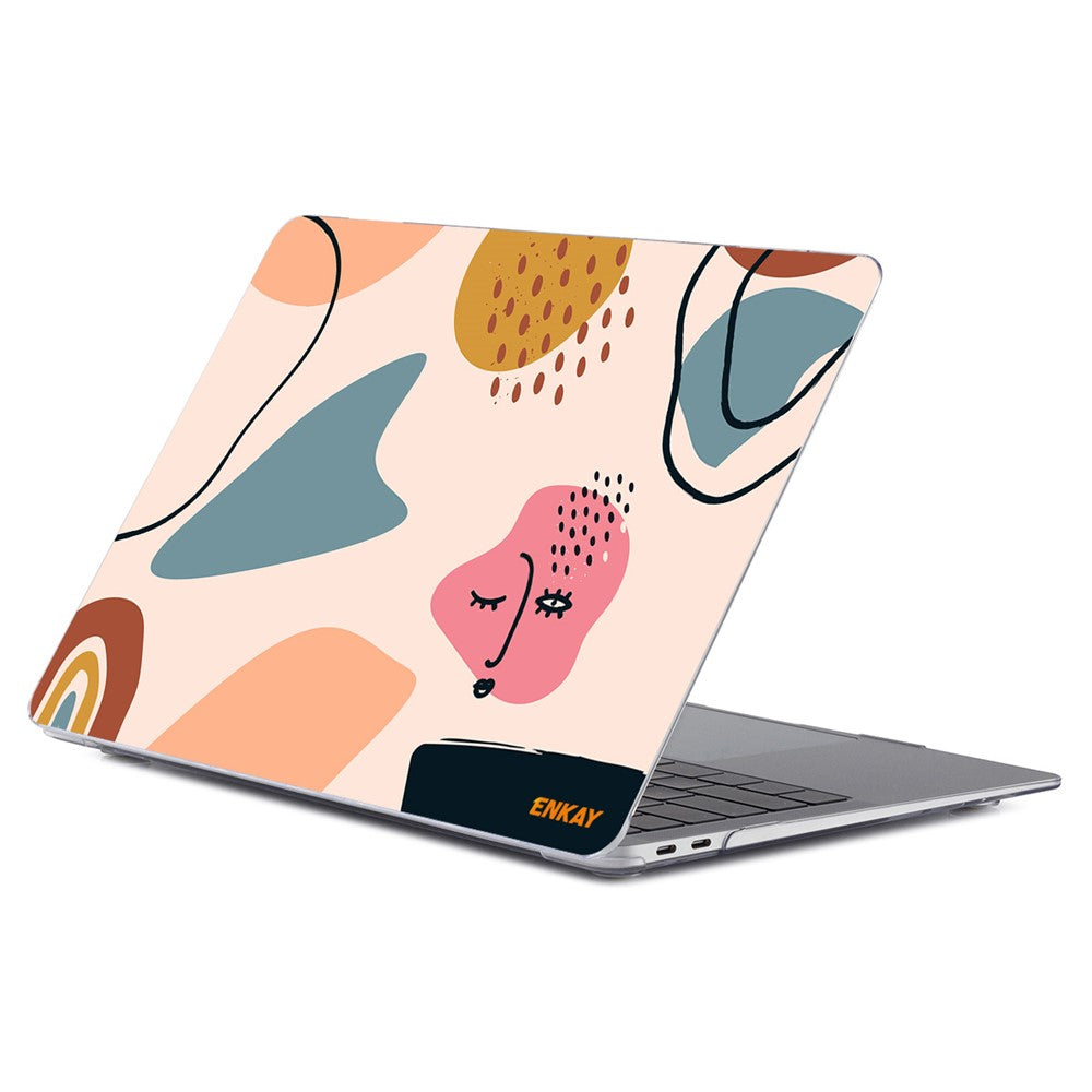 ENKAY HAT PRINCE for MacBook Pro 14 inch (2026) A3427 A3426 / (2025) A3434 A3112 A3185 A3401 / (2024) A2918 A2992 / (2023) A2779 / (2022) / (2021) A2442 Geometry Series Polycarbonate Laptop Case