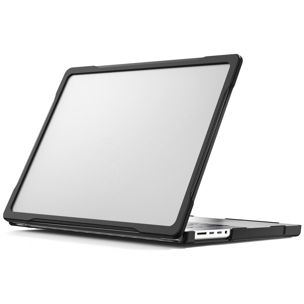 For MacBook Pro 16 inch (2026) A3429 A3428 / (2025) A3186 A3403 / (2024) A2991 / (2023) A2780 / (2021) A2485 PC+TPU Laptop Cover Anti-Drop Shockproof Case