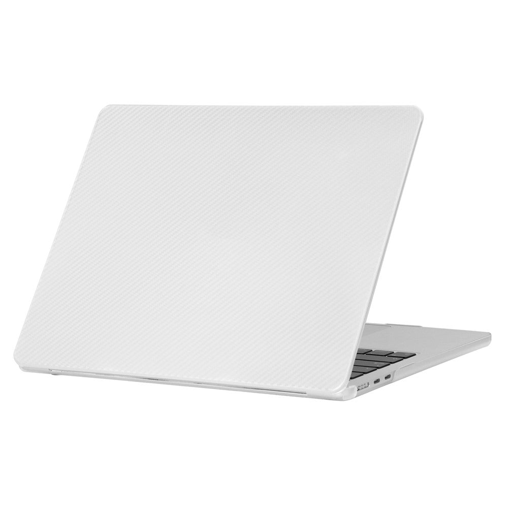 For MacBook Air 13 inch (2026) A3449 / (2025) A3240 / (2024) A3113 / (2022) A2681 Case Carbon Fiber Texture Plastic Laptop Hard Shell