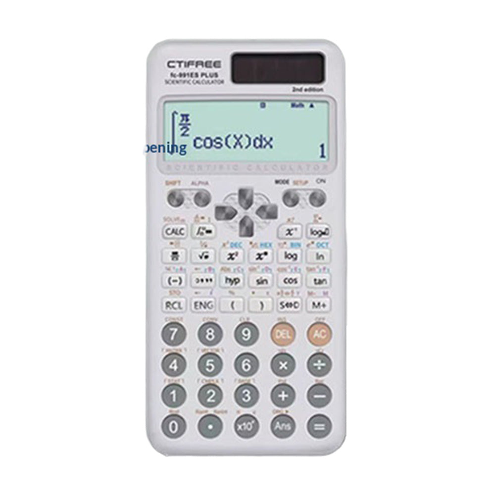 CTIFREE Scientific Calculator with LCD Display for Students 417 Functions Matrix Complex Number Equation Solver