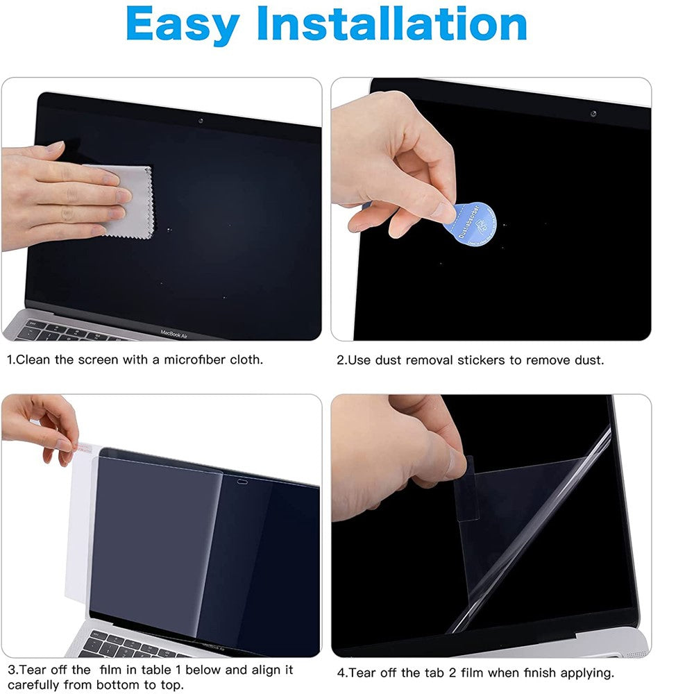 Splash-resistant Sensitive Touch Matte Soft PET Screen Protector Film for MacBook Pro 14 inch (2021) A2442
