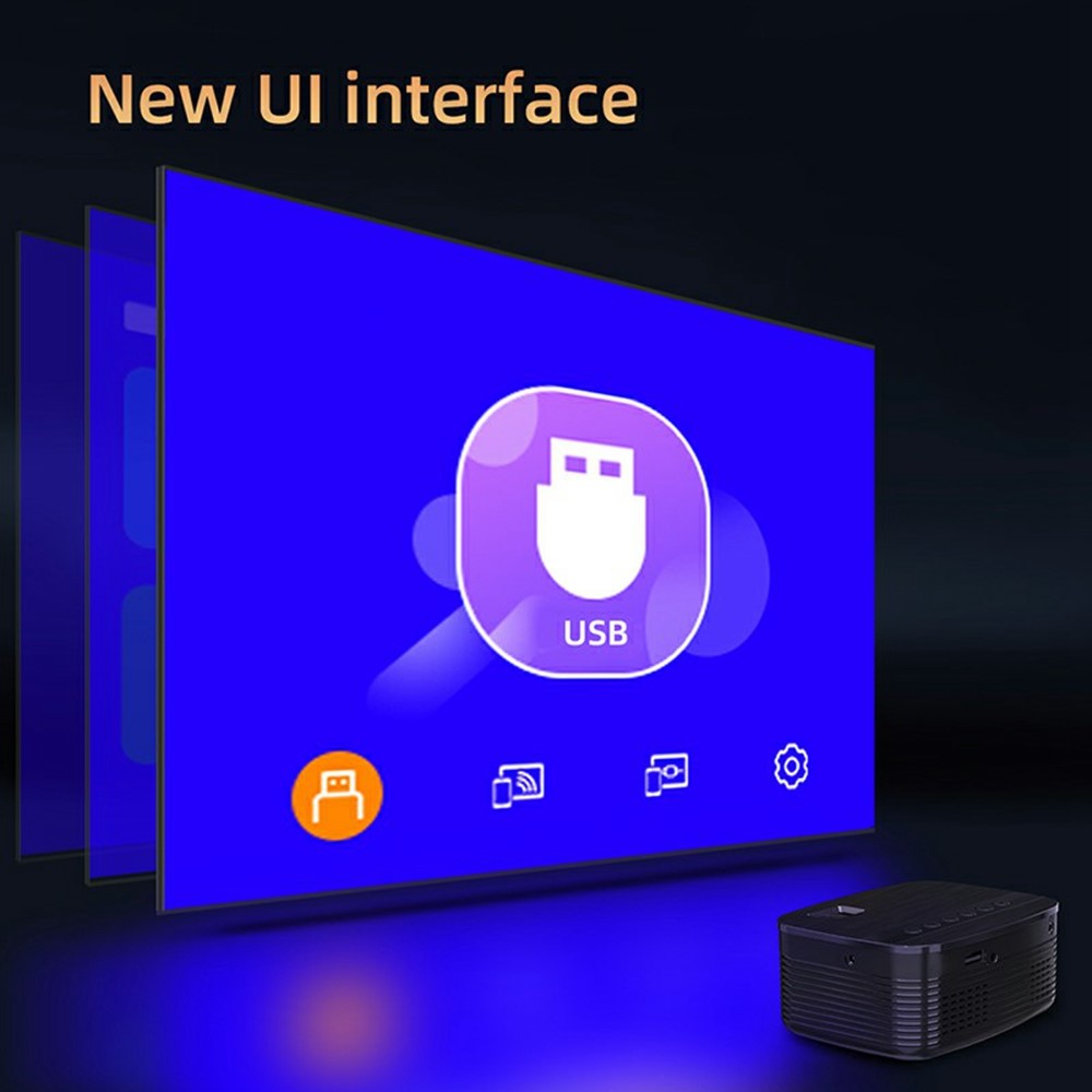 T11 Mini Portable Multi-Function Projector Home Theater HD Video Projector