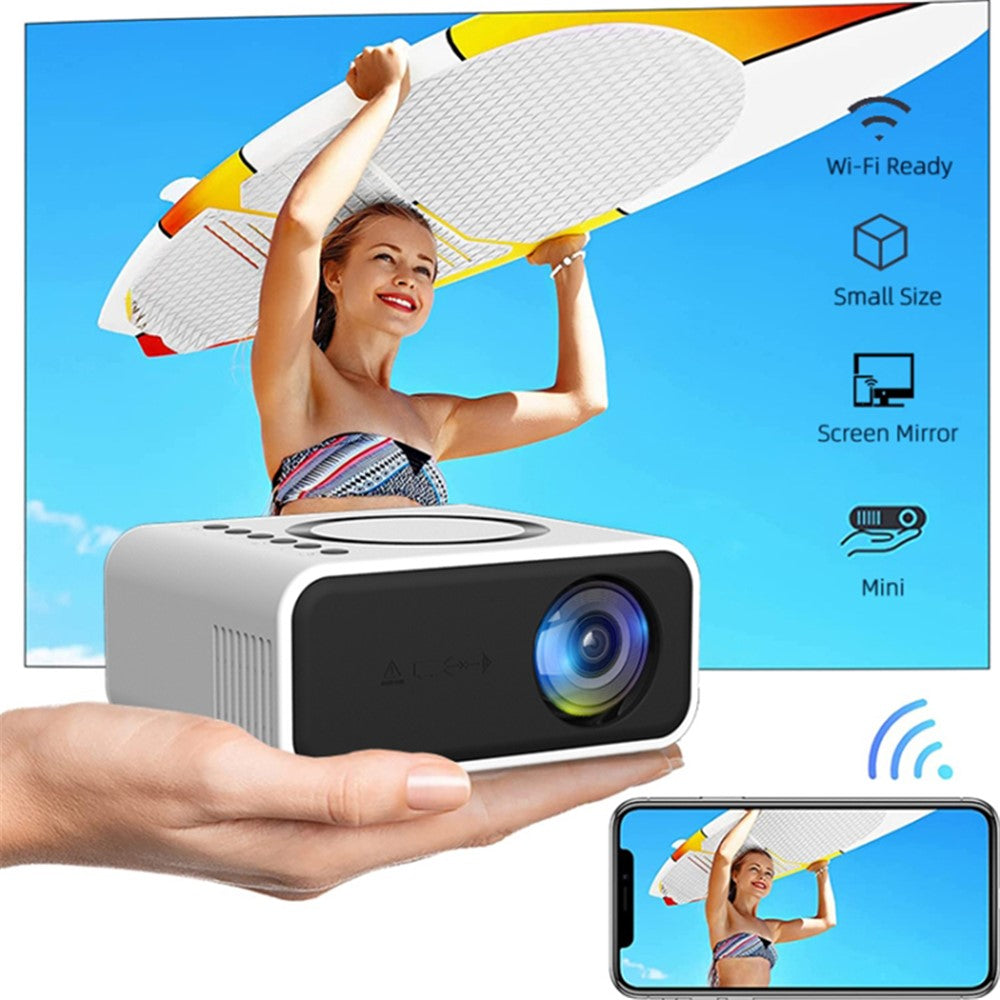 YT300 Mini Projector LED Smart TV Portable Home Theater Rich Interface Low Noise Internal Speaker