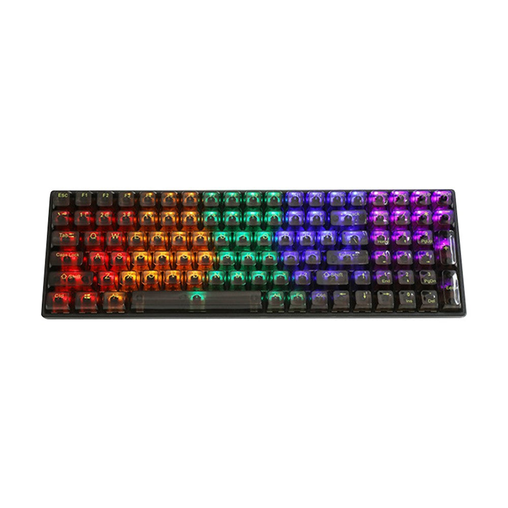 Y-FRUITFUL K10 Mechanical 100-Key Type-C Wired Keyboard with Clear Keycap