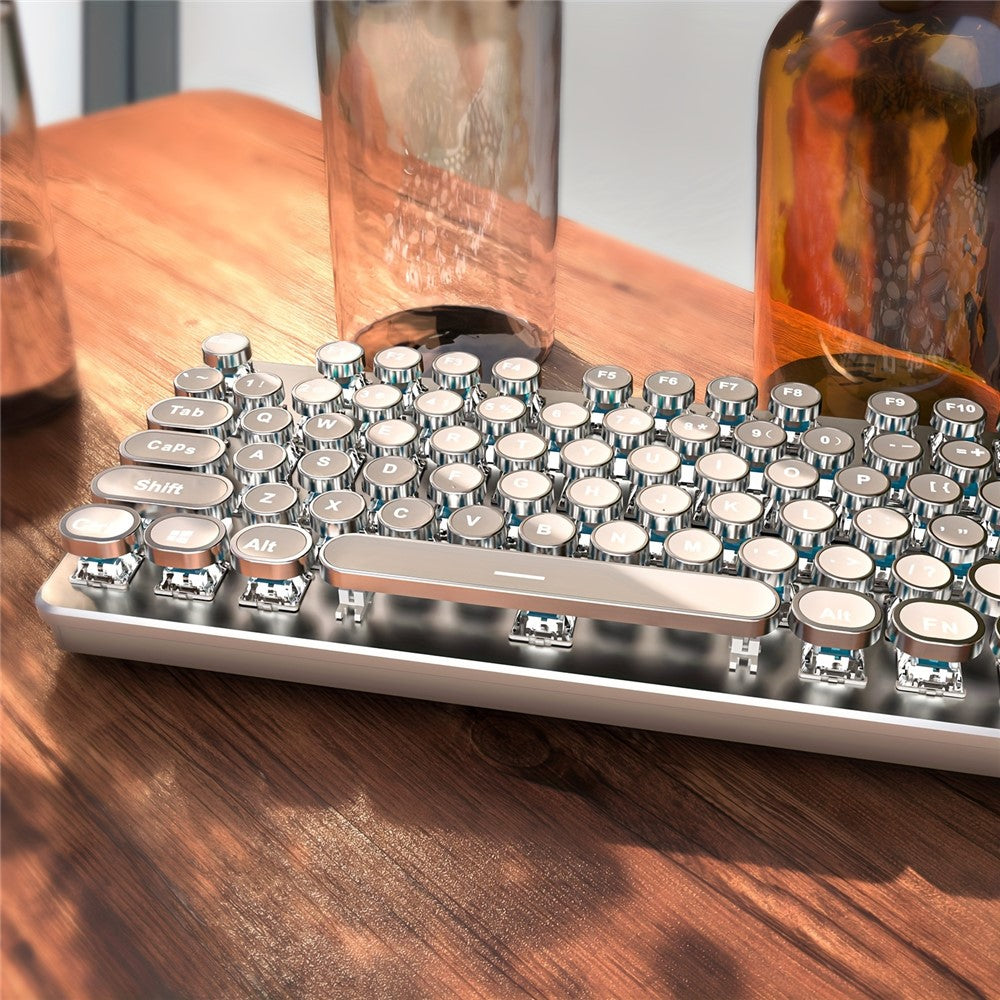 EWEADN TK100 Punk Wired Keyboard Computer Laptop Mechanical Keyboard
