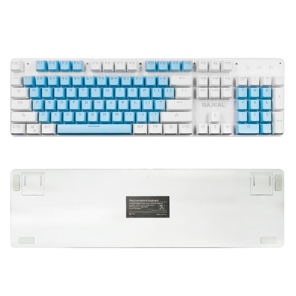 K500 Red Switch Computer Laptop Gaming Keyboard USB Wired Colorful Backlit 104-Key Mechanical Keyboard