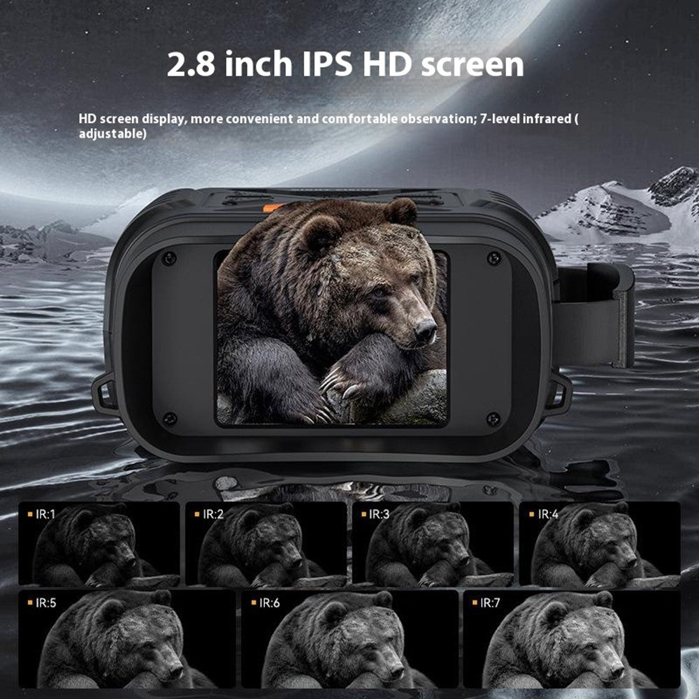 328 10X Digital Zoom Video Recorder 2.8-inch IPS Screen 1080P HD Outdoor Night Vision Binoculars