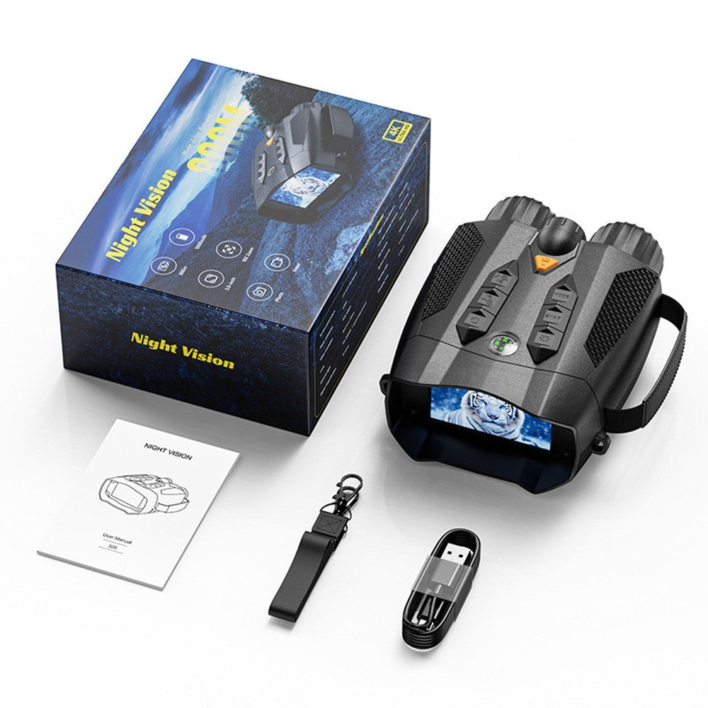 326 4K Night Vision Binoculars with 3 inch IPS Screen 800m Night Vision Goggles for Hunting Wildlife