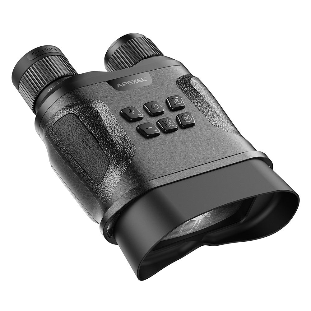 APEXEL APL-NV008 12X Digital Zoom IR Night Vision Binoculars Multi-Layer Coated Night Vision Device with 5 IR Level Adjustable