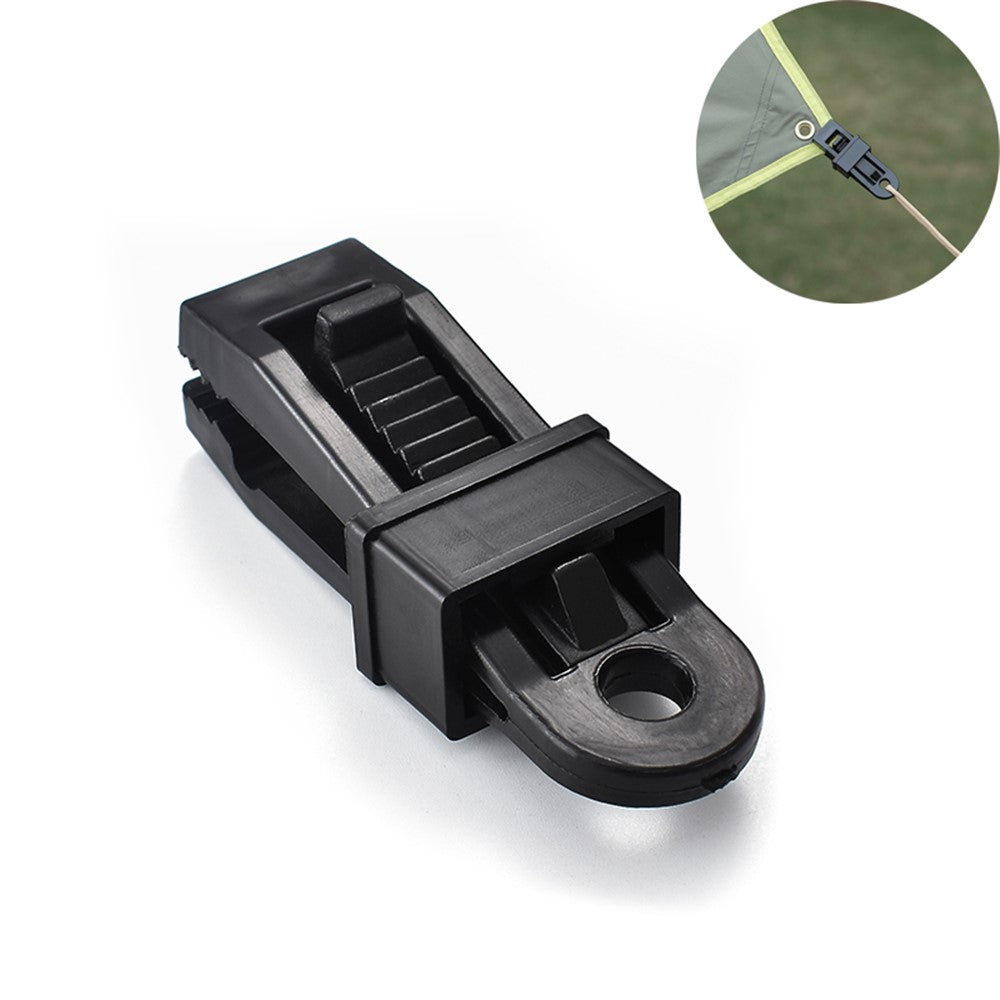 10Pcs/Set Awning Clamp Tent Trap Clip Tighten Lock Grip for Outdoor Camping Farming