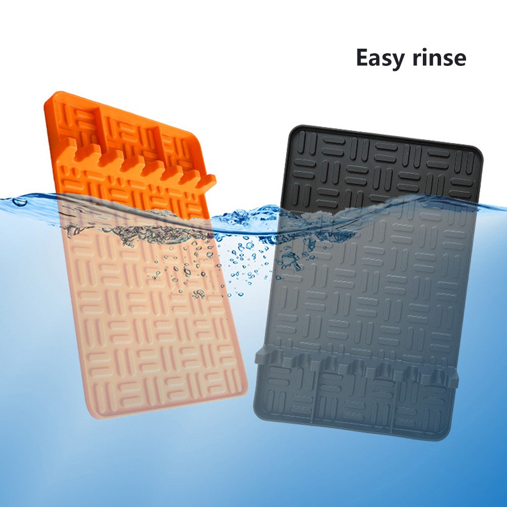 Outdoor BBQ Grill High Temperature Resistant Side Shelf Silicone Pad Barbecue Grill Tool Pad