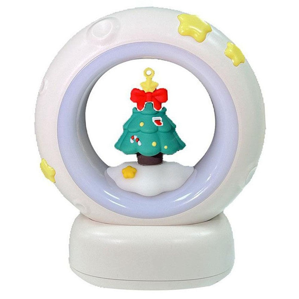 Stars Design Christmas Night Light Adjustable Brightness Touch Control Bedside Lamp Nursery Decor