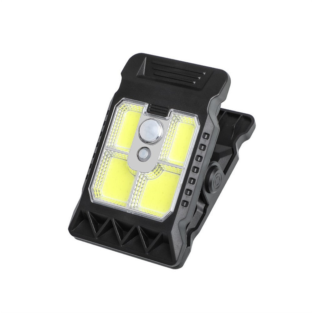 YD-21B Waterproof COB Motion Sensor Solar Light Clip-On Outdoor Wall Lamp for Garden Courtyard