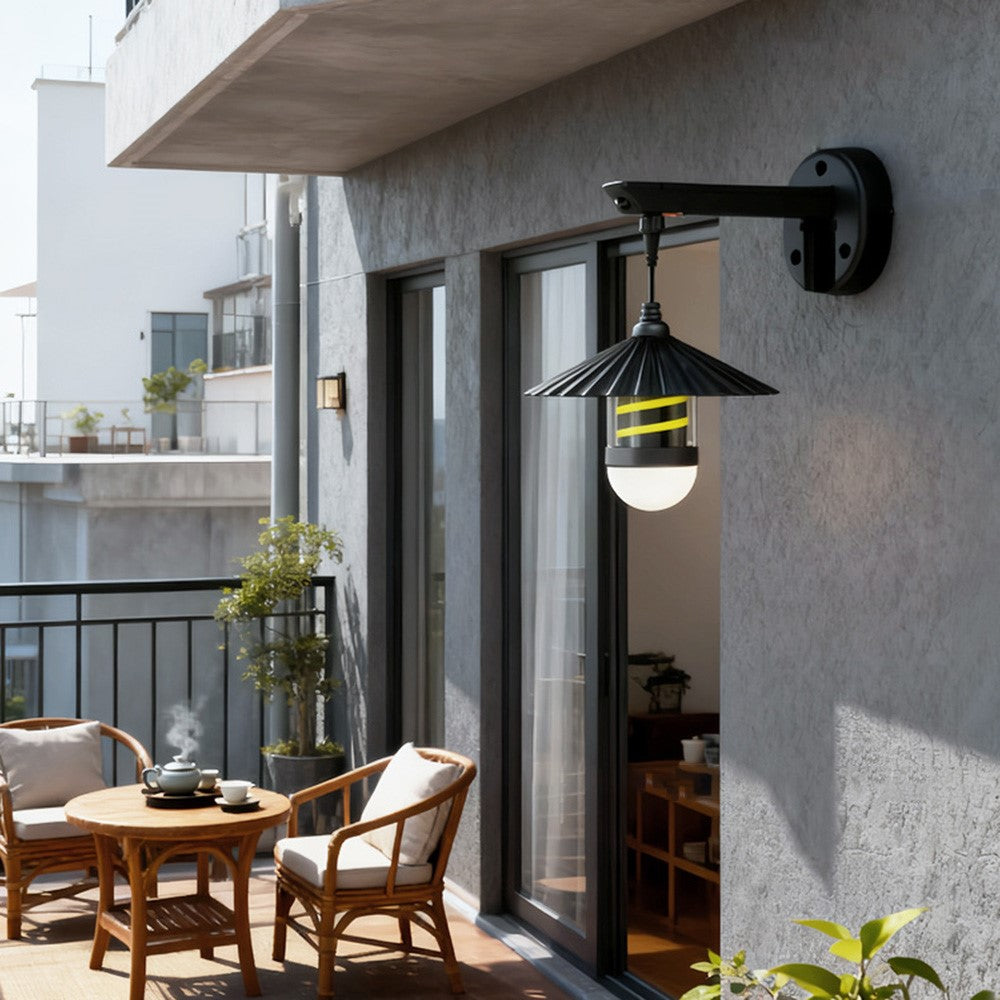 TJ-226 Outdoor Solar Powered Garden Light USB Rechargeable LED Motion Sensor Wall Lamp for Yard Patio