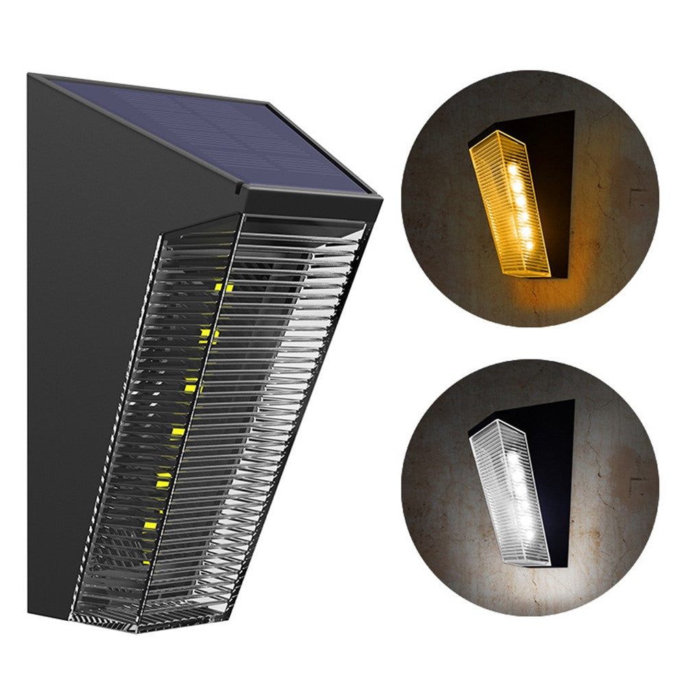 N772 4Pcs Outdoor Wall Lamp Waterproof Solar Light for Garden Street Landscape Balcony Decor