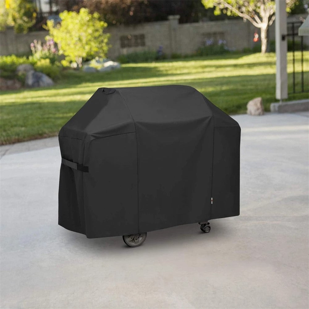 420D Oxford Fabric Waterproof BBQ Grill Cover UV Protection Outdoor Grill Cover with Windproof Drawstring, 127.5x105x53.3cm