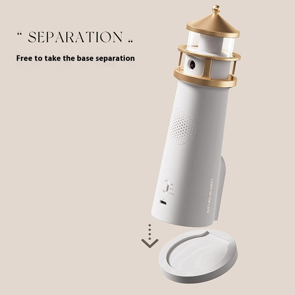 Moonlight Lighthouse Projector Lamp For Bedroom Desktop Bedside Ambient Night Light