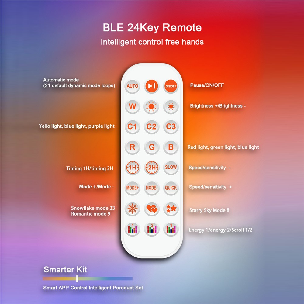 S14 Bluetooth-Compatible Smart Outdoor String Lights 12M 20 Bulbs RGBIC LED App and Voice Control