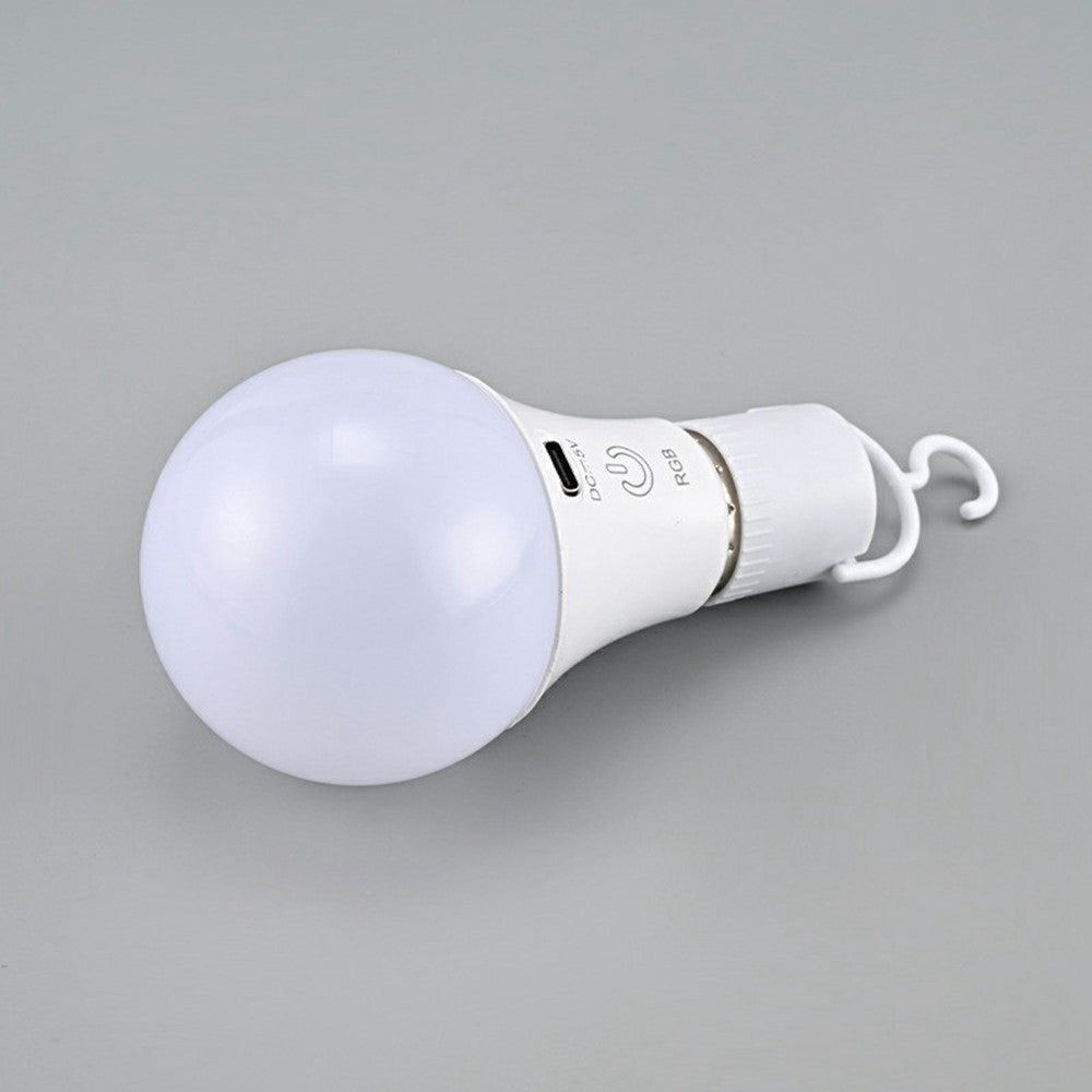E27 RGB Rechargeable Light Bulb with Remote Control and Timer Dimmable Touch Control 2700