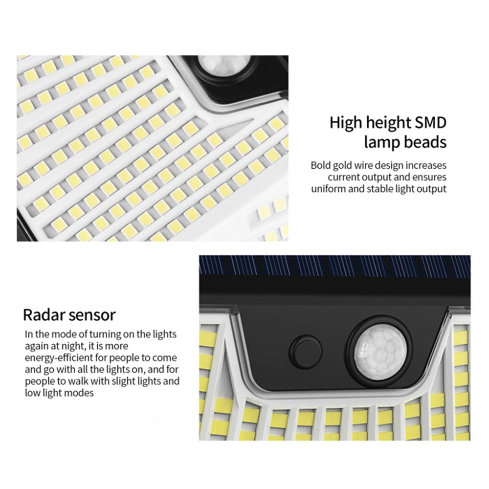 1PC Human Motion Sensor Solar Light Waterproof Bright Garden Lamp