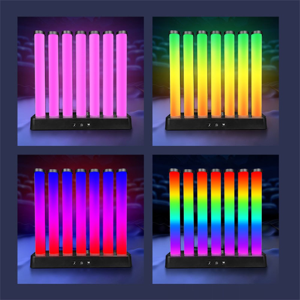 KBB-50 Single Button RGB Gaming Sound Reactive Light Desktop Ambient Lamp for Bedroom Night Light