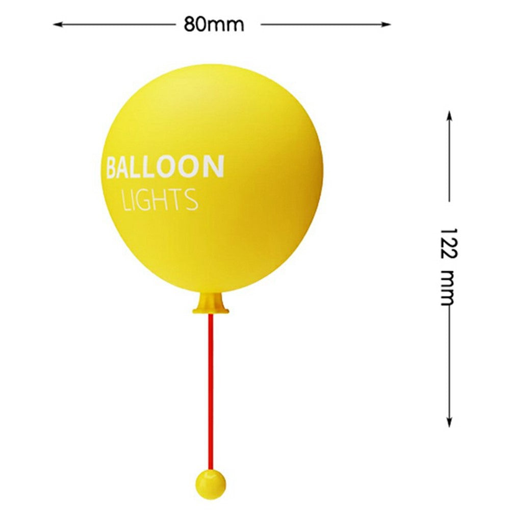 A072 Balloon Silicone Night Light Pull String Table Lamp 3 Brightness Levels Touch Control for Bedroom