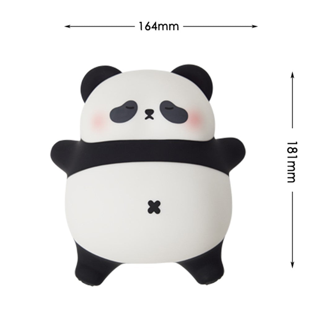 A071 Panda Silicone Night Light Snoring Sound Sleep Lamp Soft Touch Light for Bedroom