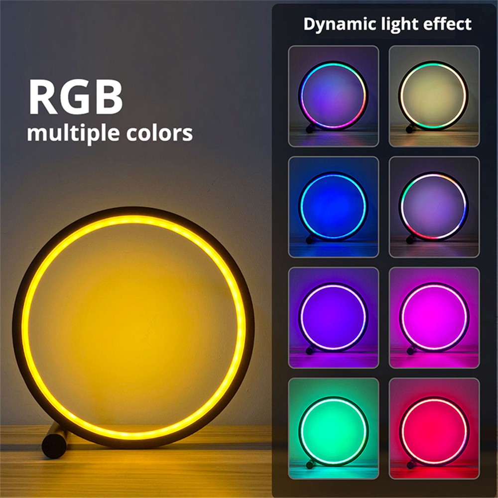 LIXINCORDA SAL052 RGBIC Smart LED Light Desktop Ambient Ring Light Support Tuya WiFi