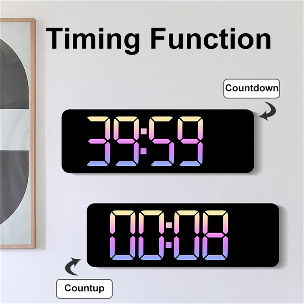 5526 LED Digital Display Electronic Wall Clock Multi-Function Countdown Alarm Clock