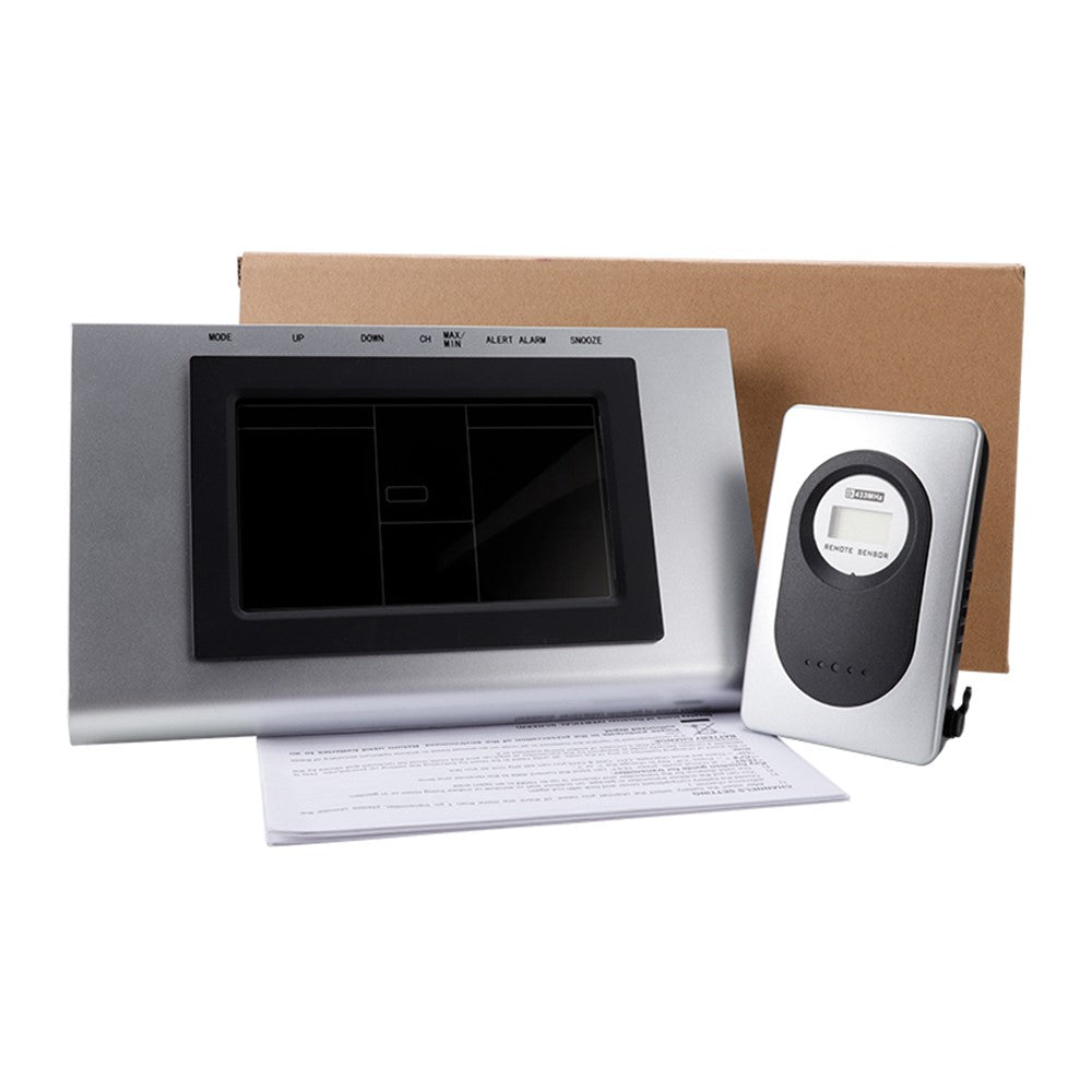 TS-H127G Multifunction Wireless Weather Station Color Display Alarm Clock Digital Thermometer Hygrometer