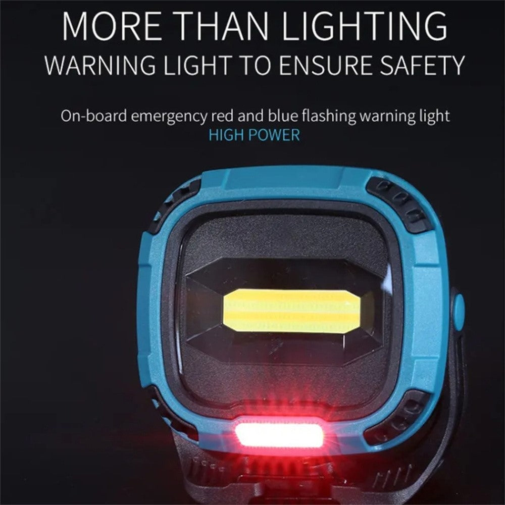 W895-1 COB Portable Floodlight Rechargeable Work Light Multi-Functional Flashlight (Without Battery)